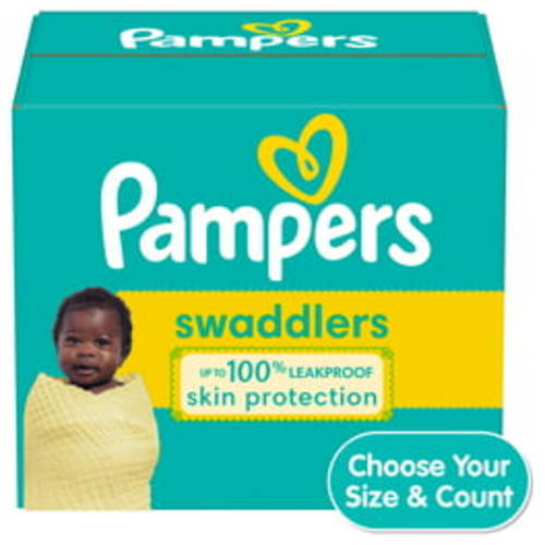 Pampers Swaddlers Diapers, Size 1, 96 Count (Select for More Options)