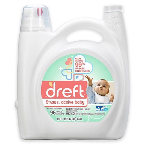 Dreft Stage 2: Active Baby 150 oz. HEC Liquid Detergent