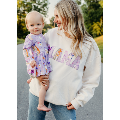MAMA Crewneck Sweatshirts - Rapunzel