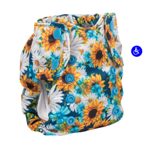 Smart Bottoms Born Smart 2.0 Newborn Cloth Diaper - Hello, Sunshine