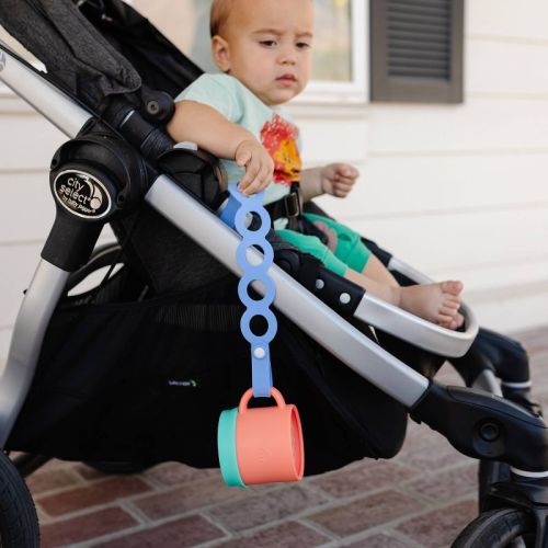 Morepeas Baby Toy And Cup Strap - Blueberry - 1pc