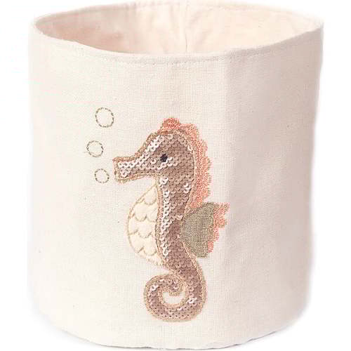 Sequin Seahorse Bin - MON AMI | Maisonette