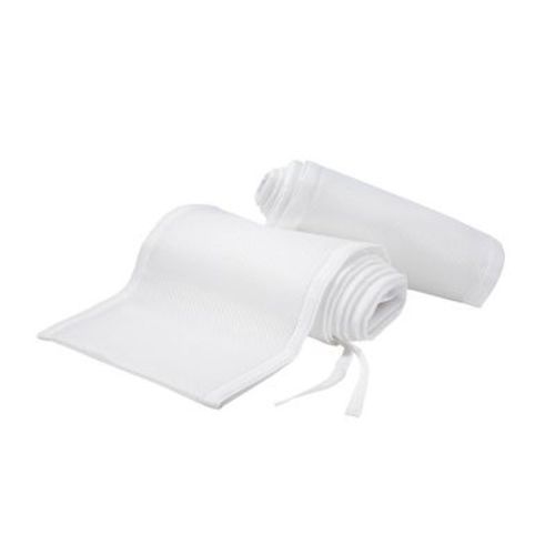 Halo Innovations Breathable Mesh Crib Liner, Full Size Crib - Classic, White