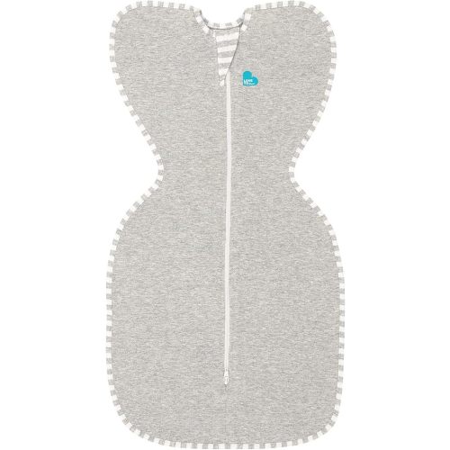 Love to Dream Swaddle UP, Baby Sleep Sack, Self-Soothing Swaddles for Newborns, Improves Sleep, Snug Fit Helps Calm Startle Reflex, New Born Essentials for Baby, Small 8-13lbs, Gray