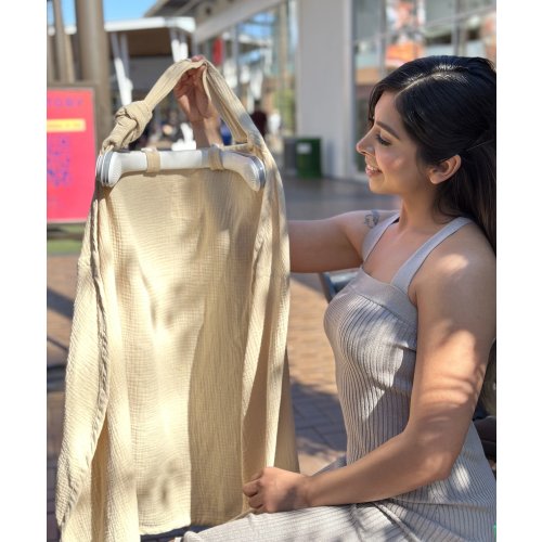 The Lady Alpha Nursing Cool Cover (Champagne Mami) — As Seen On Shark Tank - Lady Alpha -The Nursing Cool Cover
