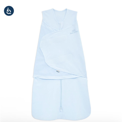 Baby Blue Cotton Swaddle Newborn | HALO