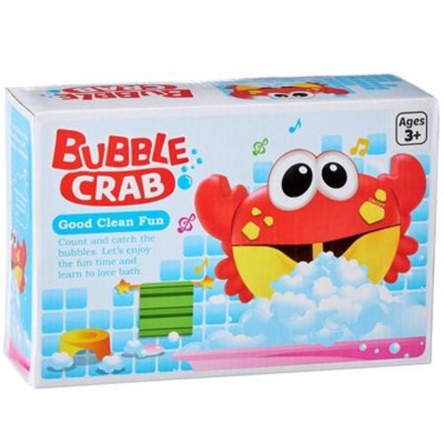 The Lakeside Collection Musical Crab Bath Bubble Blower