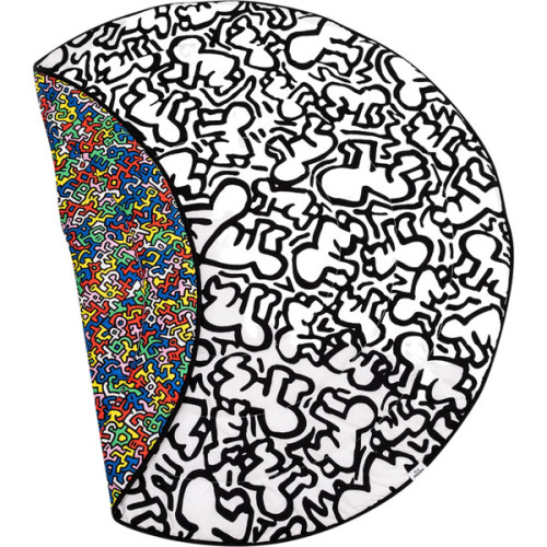 Etta Loves X Keith Haring Reversible Round Playmat, Multicolors - Etta Loves | Maisonette