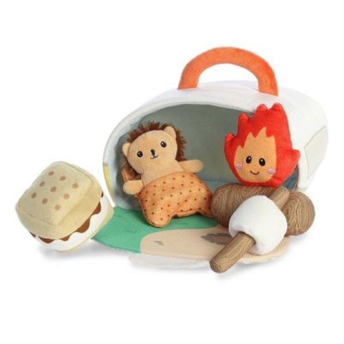 Ebba Small My First Campout Baby Talk Engaging Baby Stuffed Animal Multicolor 7"