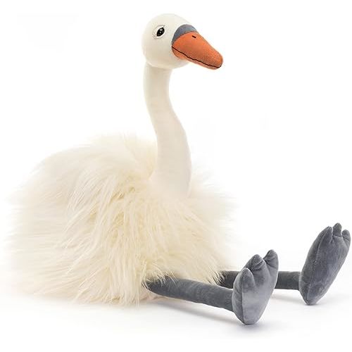 Jellycat Evelyn Swan Stuffed Animal, 20 inches | Bird Plush Toy | Classic Children's Gift