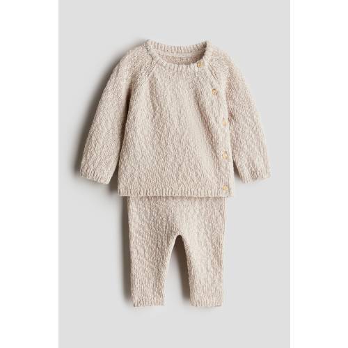 2-PIECE BOUCLÉ-KNIT SET