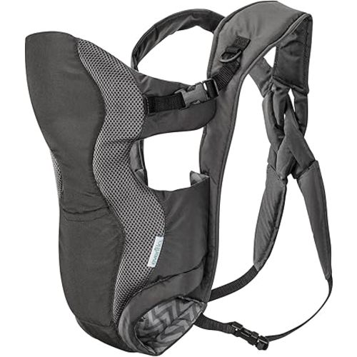 Evenflo Breathable Infant Soft Carrier (Grey Chevron)