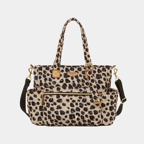 Carry Love Diaper Bag Tote in Leopard Print 3.0
