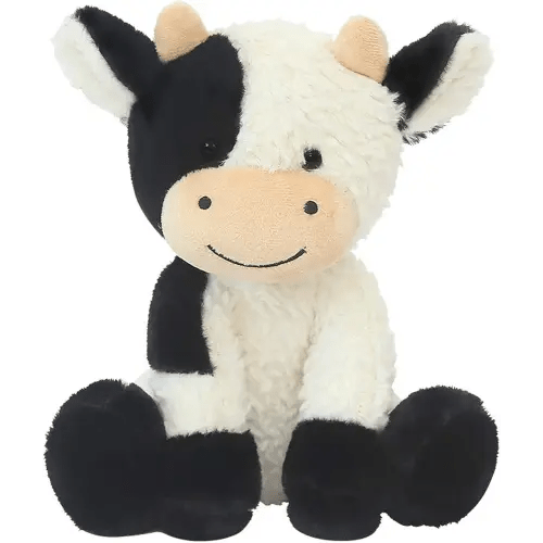 CHELEI2019 9" Cow Stuffed Animals Soft Cuddly Cow Plush Stuffed Animal Toy for Kids