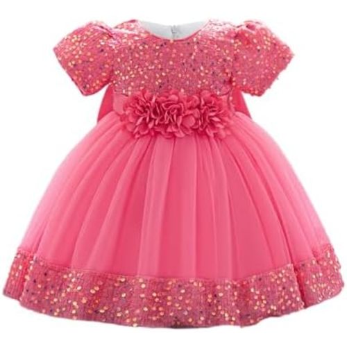 Baby Girls Dress Toddler Party Dress Cute Church Baptism Birthday Party Formal Dress