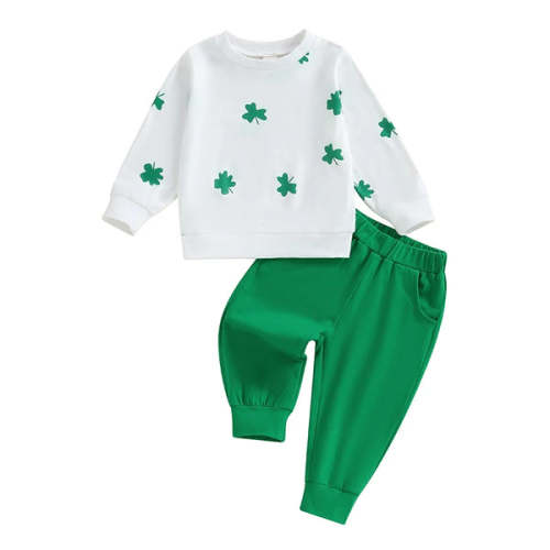 LUCKY CHARM Green Outfit - Hazel & Bo