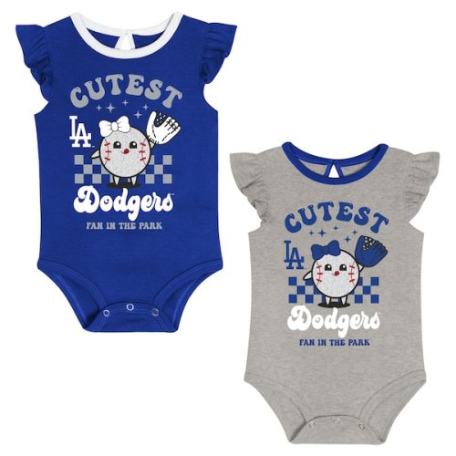 Los Angeles Dodgers Newborn Cutie Ball Two-Pack Bodysuit Set