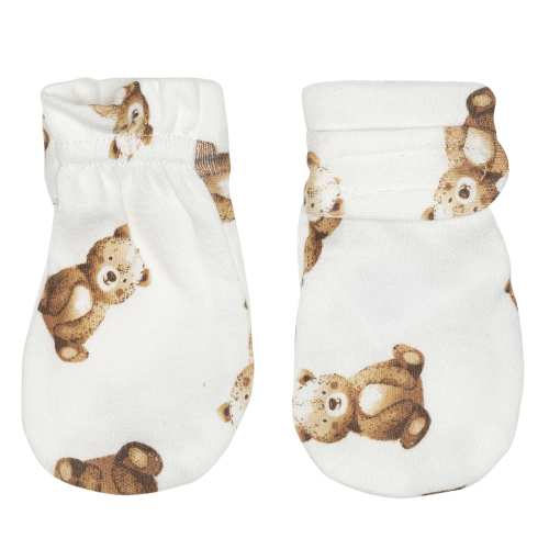 Mitaines Bambou 0-3mois - Oursons