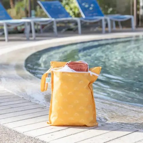 Bumkins Stylish Reusable Wet Bags for Diapers, Travel, and Swim