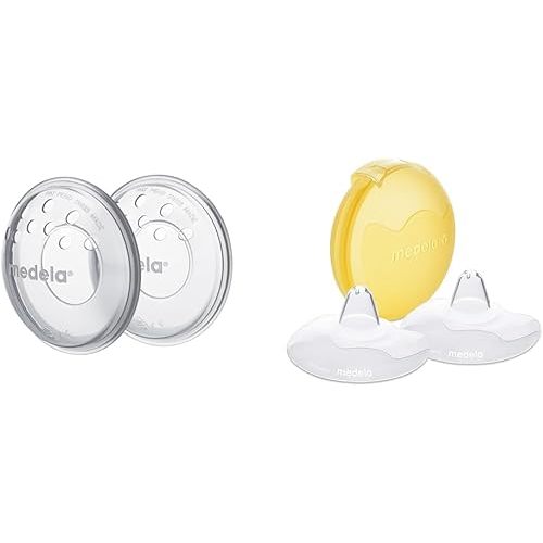 Medela SoftShells Breast Shells for Sore Nipples for Pumping or Breastfeeding & Contact Nipple Shield for Breastfeeding
