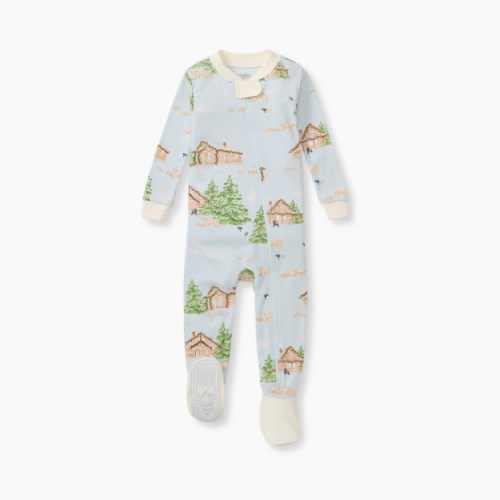 Burt's Bees Baby Baby Winter Cabin Sleeper Matching Family Pajamas Set - 6-9 Months