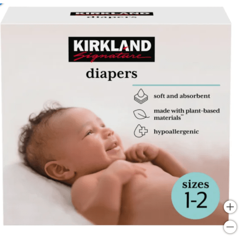 Kirkland Signature Diapers Sizes 1-2