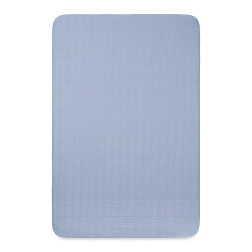 babyletto Dewdrop Muslin Mini Crib Sheet | Birch Lane