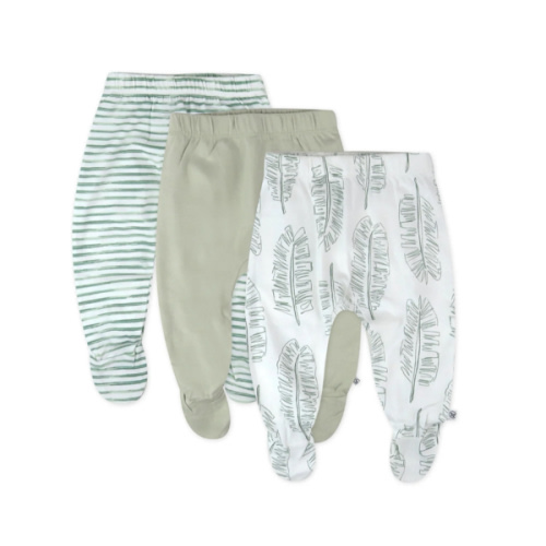 3-Pack Organic Cotton Footed Pants | Honest Baby Clothing