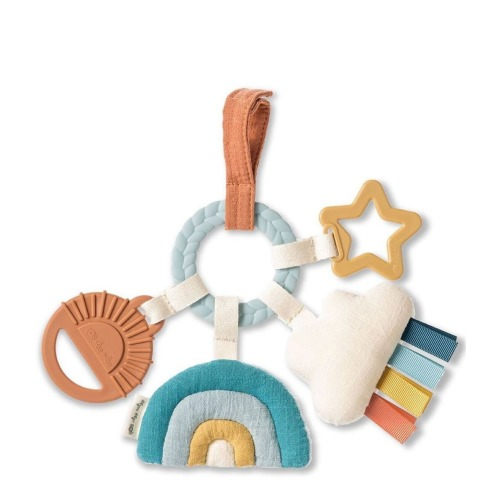 Itzy Ritzy Rainbow Busy Teether Ring