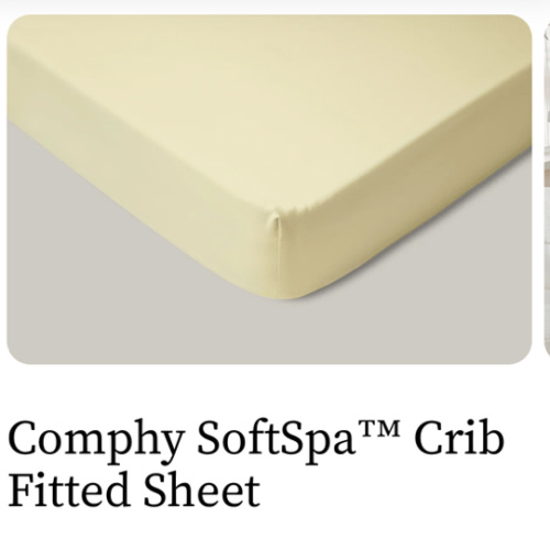 Crib Fitted Sheet | Comphy SoftSpa™ | Coop Sleep Goods