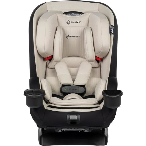 Safety 1st EverSlim 4-in-1 Convertible All-in-One Car Seat, infant to toddler, rear and forward facing, booster mode, backless booster, Fits 3 across, Washable seat, Birth to 10 years, Dunes Edge
