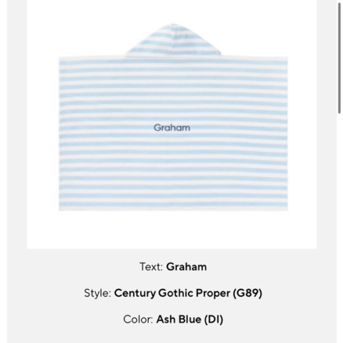 Mini Stripe Baby Beach Hooded Towel | Pottery Barn Kids