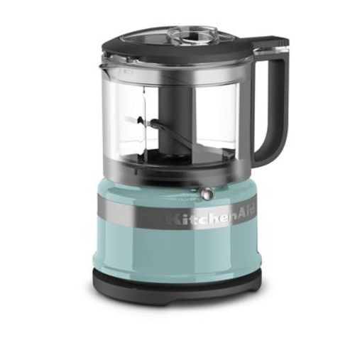 Kitchenaid 3.5-cup Food Chopper - Aqua Sky: Small Food Processor, 2 Speeds, Stainless Steel Blades, Dishwasher-safe Parts