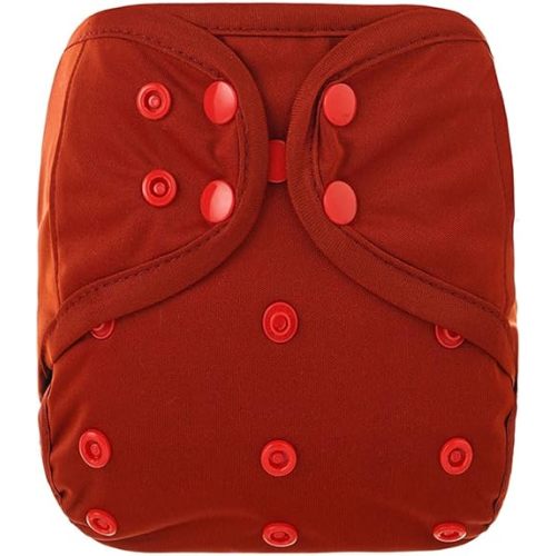 OsoCozy One Size Cloth Diaper Covers - Adjustable Snap Fit & Double Leg Gussets for Baby Boys & Girls from 8-35 Pounds. Use with Prefold, Flat or Fitted Cloth Diapers or Snap-in Inserts.