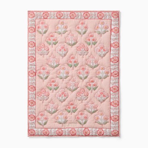 Blossom Reversible Baby Quilt