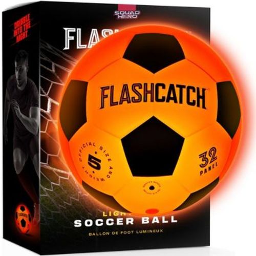 FlashCatch Light Up Soccer- Glow in the Dark Soccer- Sports Gear Accessories Gifts for Boys Ages 8-15 Year Old
