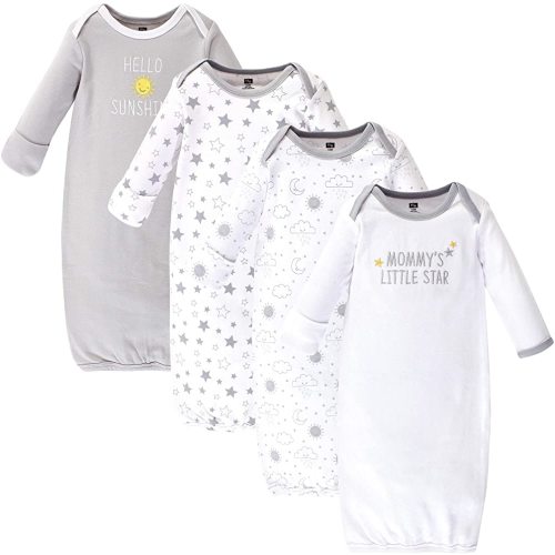 Hudson Baby Baby Girls' Cotton Gowns