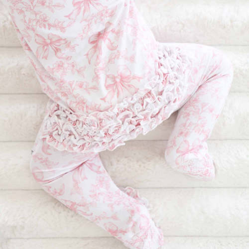 Fancy Frills Ruffle Zipper Footie | Caden Lane