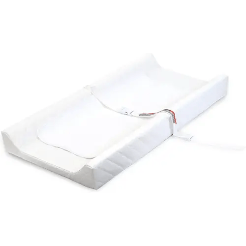 Summer Contoured Changing Pad – Includes Waterproof Changing Liner and Safety Fastening Strap with Quick-Release Buckle