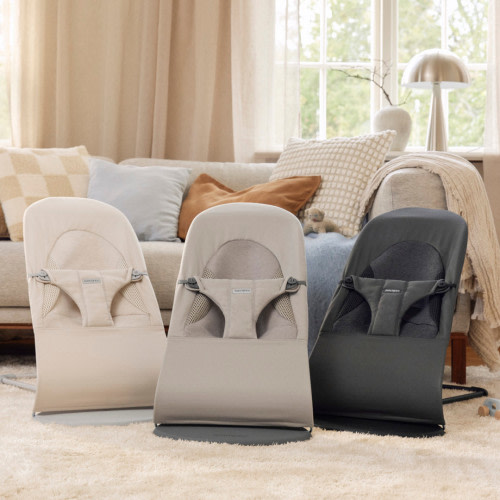 Bouncer Bliss - Cotton/Jersey/Mesh Light Beige