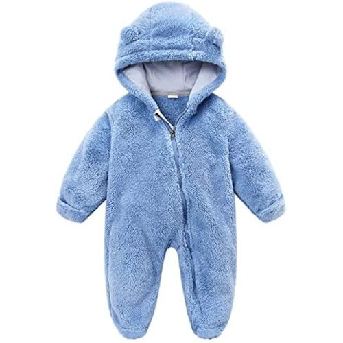 Baby Boy Girl Snowsuit Winter Warm Clothes Coat Infant Jumpsuit Toddler Outfit