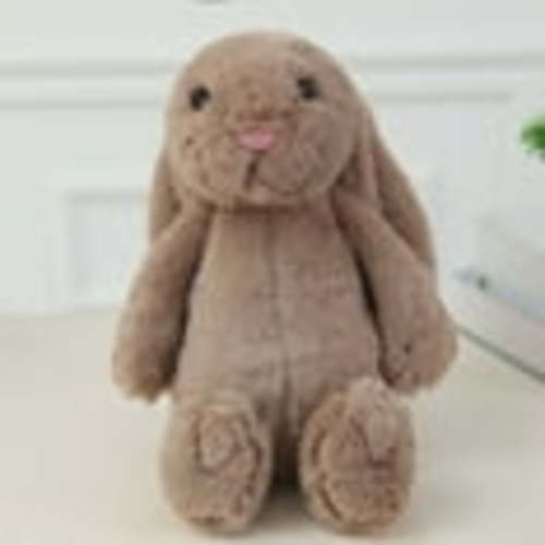 Jellycat Bashful Brown Tulip Bunny Stuffed Animal, Medium Halloween Gifts Christmas Gifts Birthday Gifst Children and Adults Presents(15.7in/40cm),1pc,K6