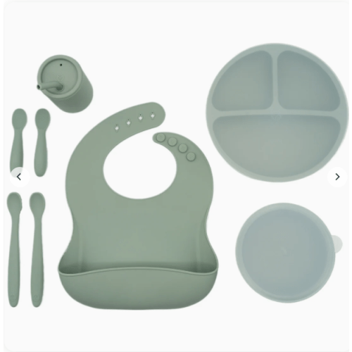 Baby-Led Weaning Silicone Feeding Bundle - 10 piece set