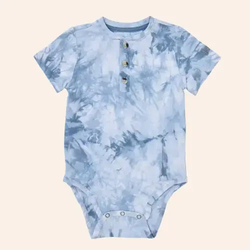 Tie Dye Henley Onesie