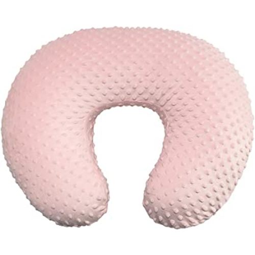 OWLOWLA Nursing Pillow Cover, Breastfeeding Pillow Slipcover Fits Nursing Pillow for Baby Boy Girl(Blush Pink)