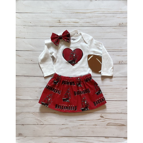 Tampa Bay Buccaneers Baby Outfit, Buccaneers Baby Girl, Buccaneers Baby Outfit, Buccaneers Baby Skirt