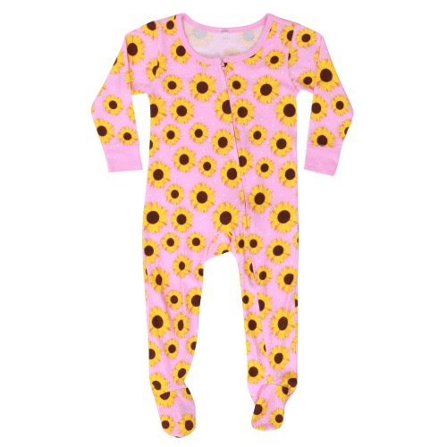 Just Love Mommy and Me Pajamas Set (Sunflower, Newborn 0-3 Months)