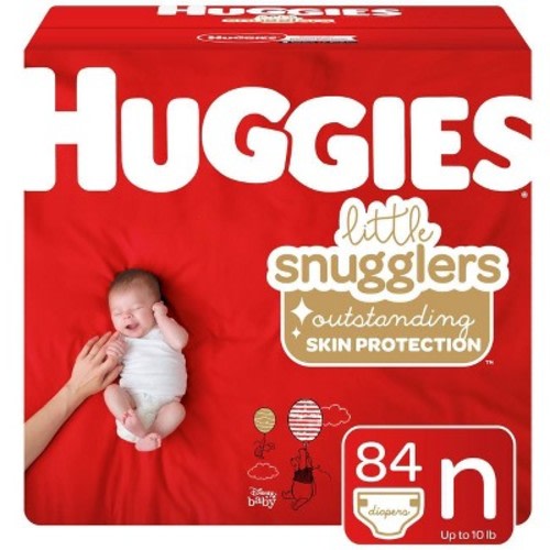 Huggies Little Snugglers Diapers Super Pack (Select Size), Size: Newborn Size (84 Count)