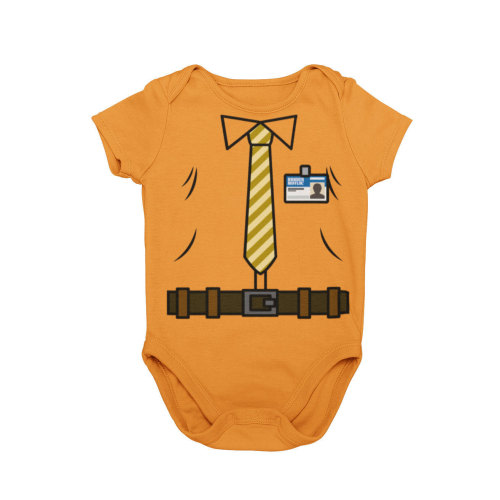 Scranton Paper Salesman Baby Halloween Costume Bodysuit | Baby Office Worker Cosplay | Baby TV Show Costume | Unique Baby Halloween Costume