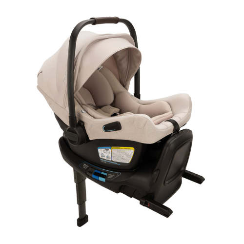 Nuna PIPA Aire RX Infant Car Seat with RELX base - Biscotti